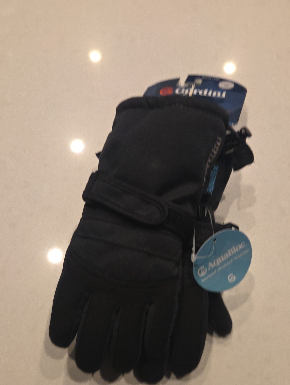 Gordini Kids Black Insulated Gloves